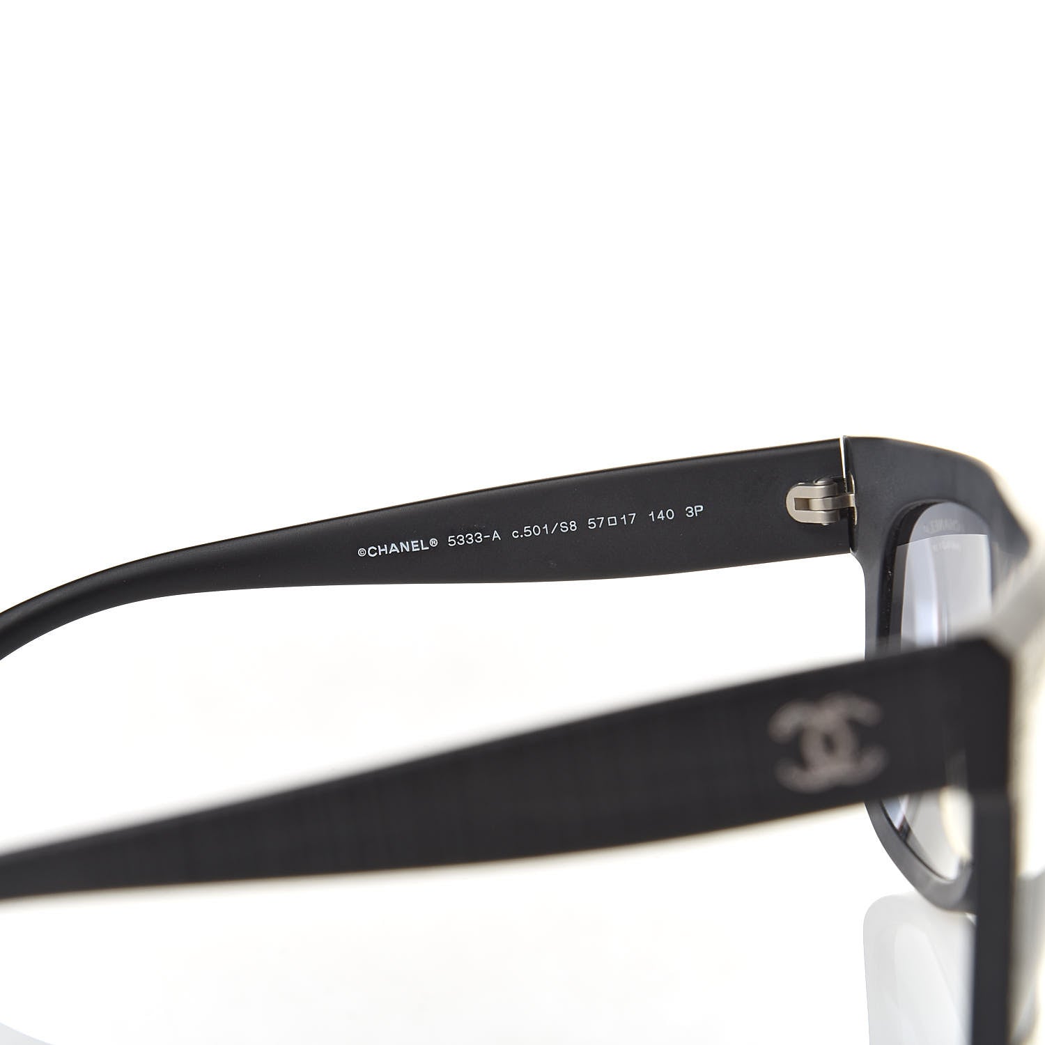 Chanel Polarized CC Sunglasses 5333 Matte Black 5 of 8
