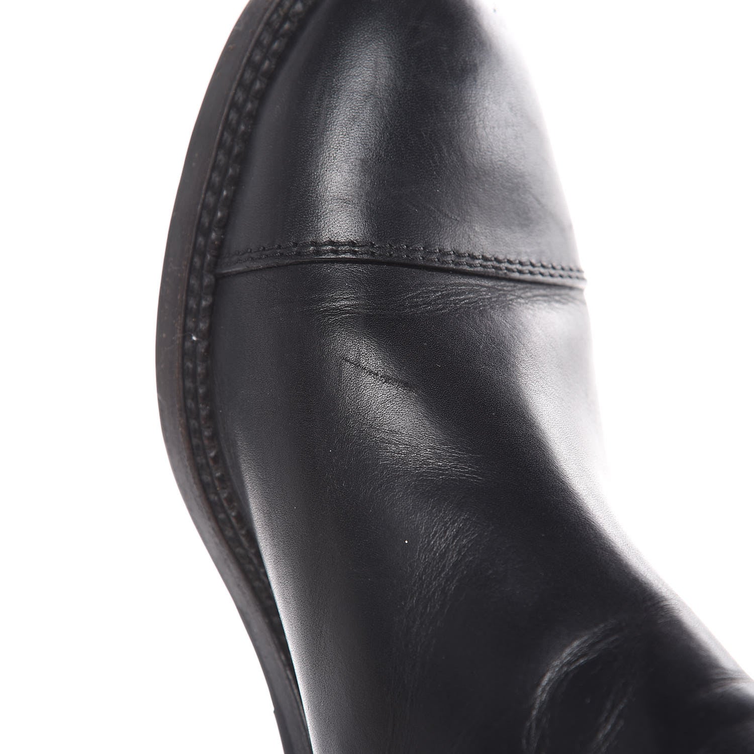Chanel Calfskin Elastic Ankle Boots 38.5 Black 11 of 14