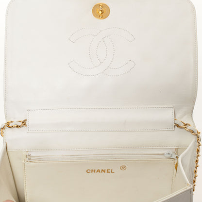 Chanel Lambskin Small Flap White 5 of 9