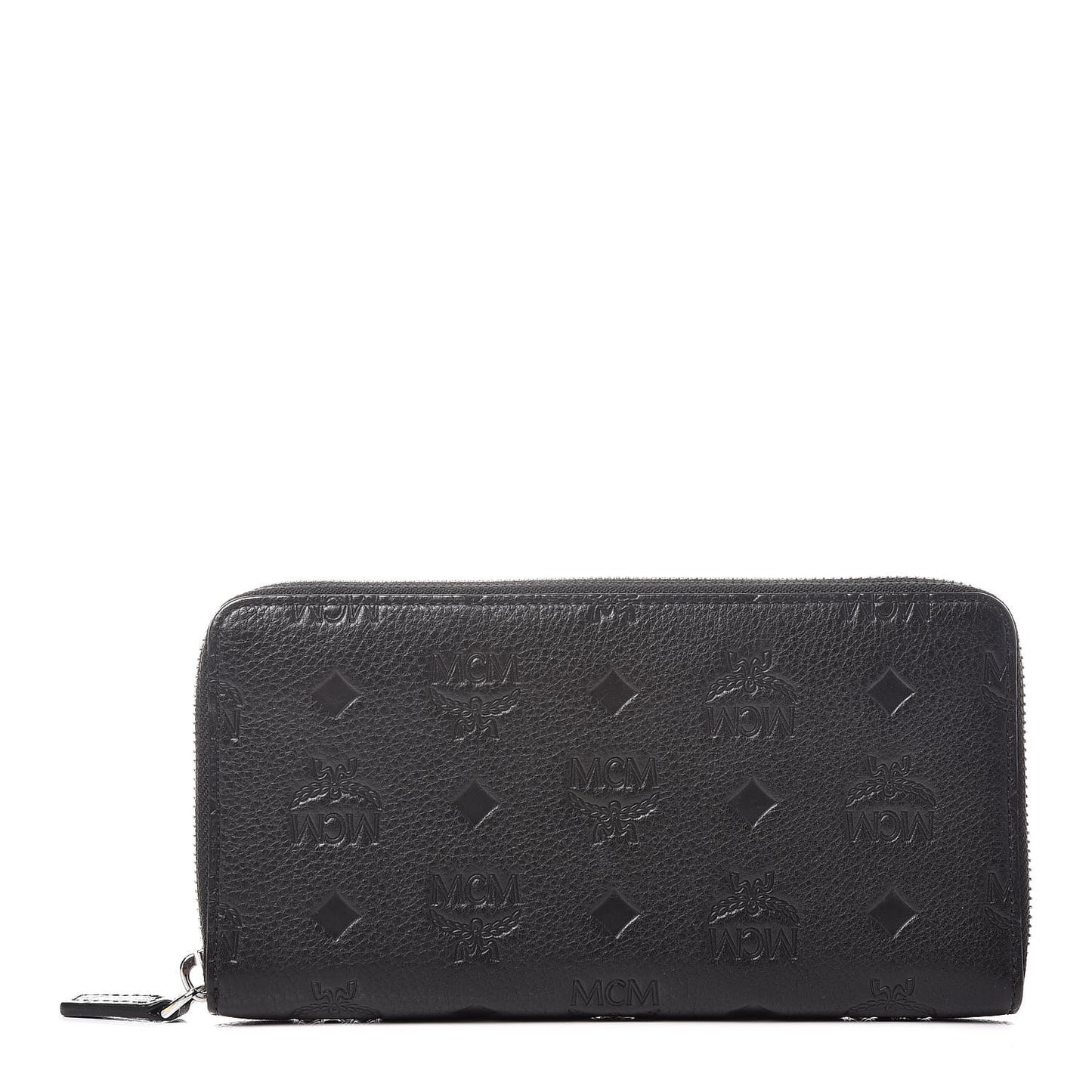 Calfskin Ottomar Monogram Klara Zip Wallet Black