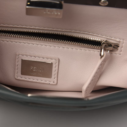 Fendi Nappa Colorblock Mini Peekaboo Iconic Satchel Malachite Moresco Rosa Doll 7 of 12