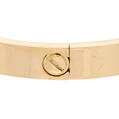 Cartier 18K Yellow Gold LOVE Bracelet 18 5 of 9