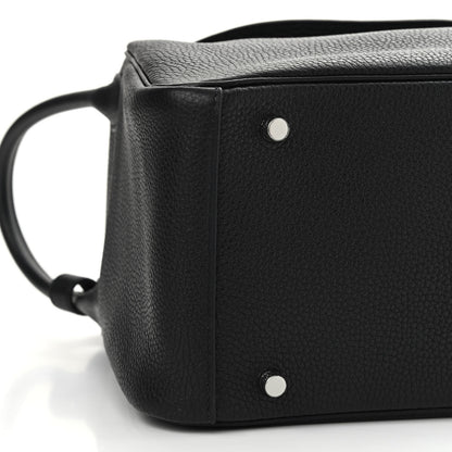 Hermes Taurillon Clemence Lindy 30 Black 9 of 10