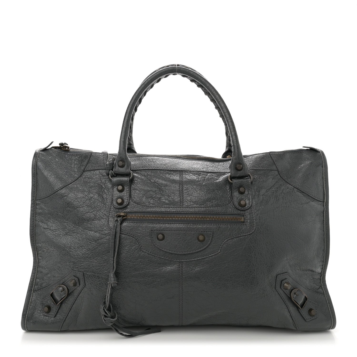 Balenciaga Agneau Classic Hardware Work Gris Fossile 1 of 13
