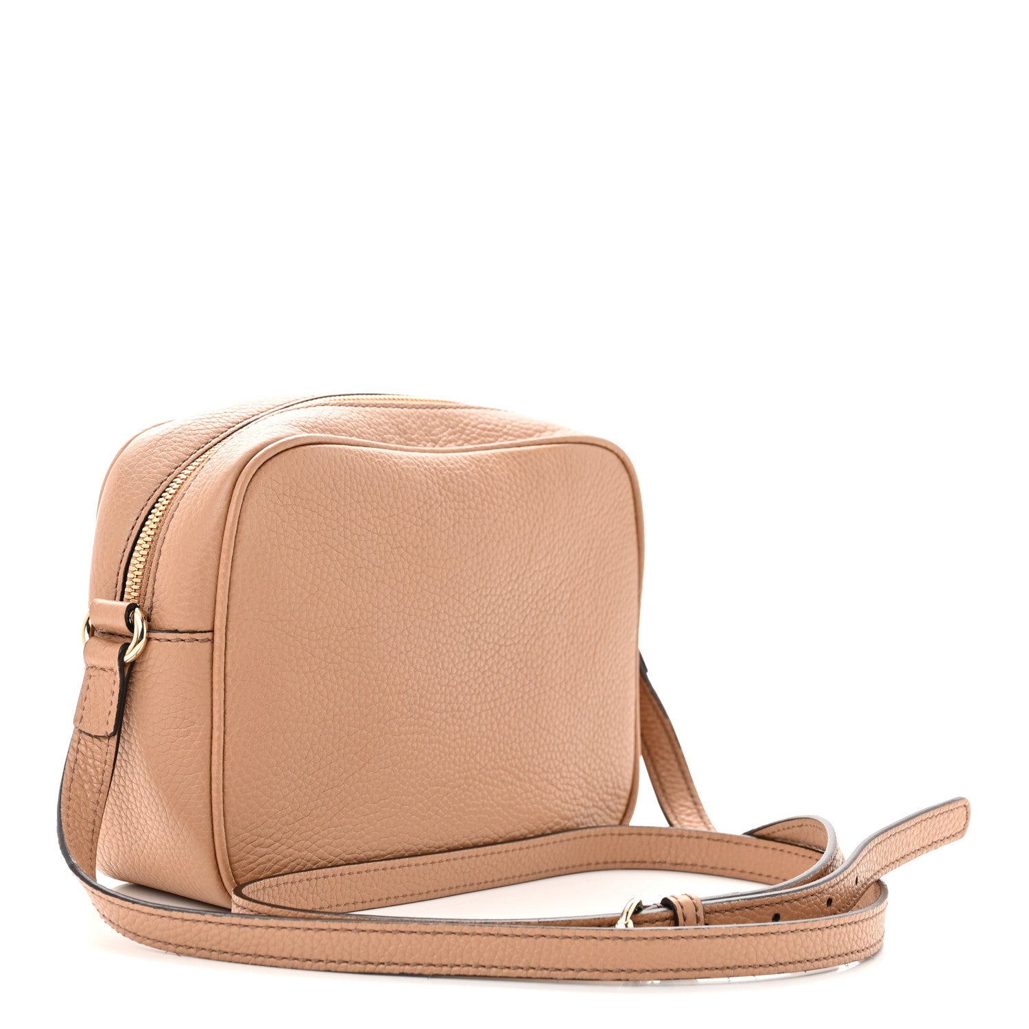 Gucci Pebbled Calfskin Small Soho Disco Bag Camelia 3 of 11