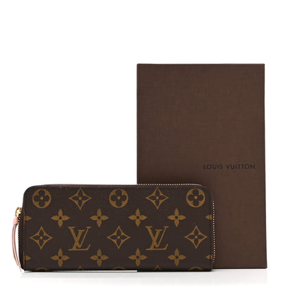Louis Vuitton Monogram Clemence Wallet Rose Ballerine 8 of 8