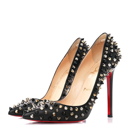 Christian Louboutin Nappa Pigalle Spikes 120 Pumps 35.5 Black 3 of 8