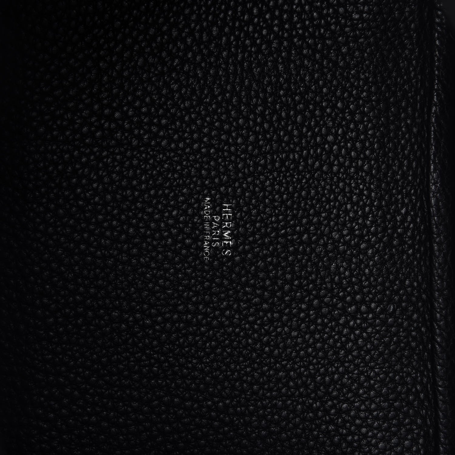 Hermes Togo Picotin 18 PM Black 8 of 11