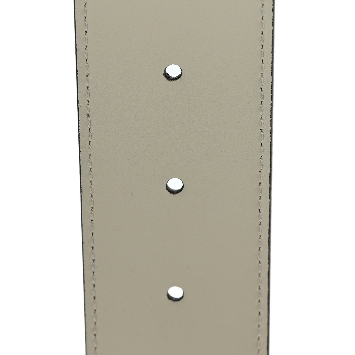 Calfskin Double G 40mm Belt 80 32 Mystic White