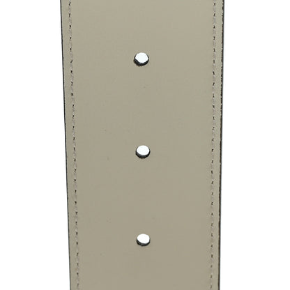 Gucci Calfskin Double G 40mm Belt 80 32 Mystic White 4 of 5