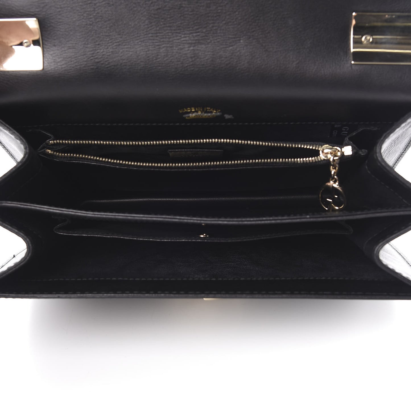 Calfskin Medium 1973 Shoulder Flap Bag Black