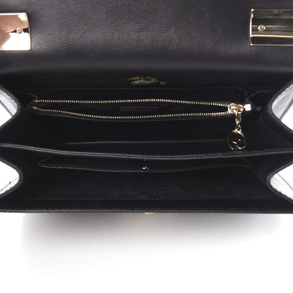 Gucci Calfskin Medium 1973 Shoulder Flap Bag Black 5 of 17