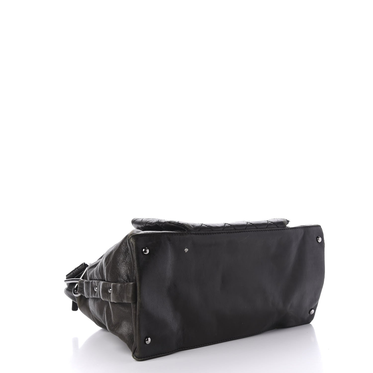 Chanel Lambskin Quilted Mademoiselle Hobo Black 4 of 10