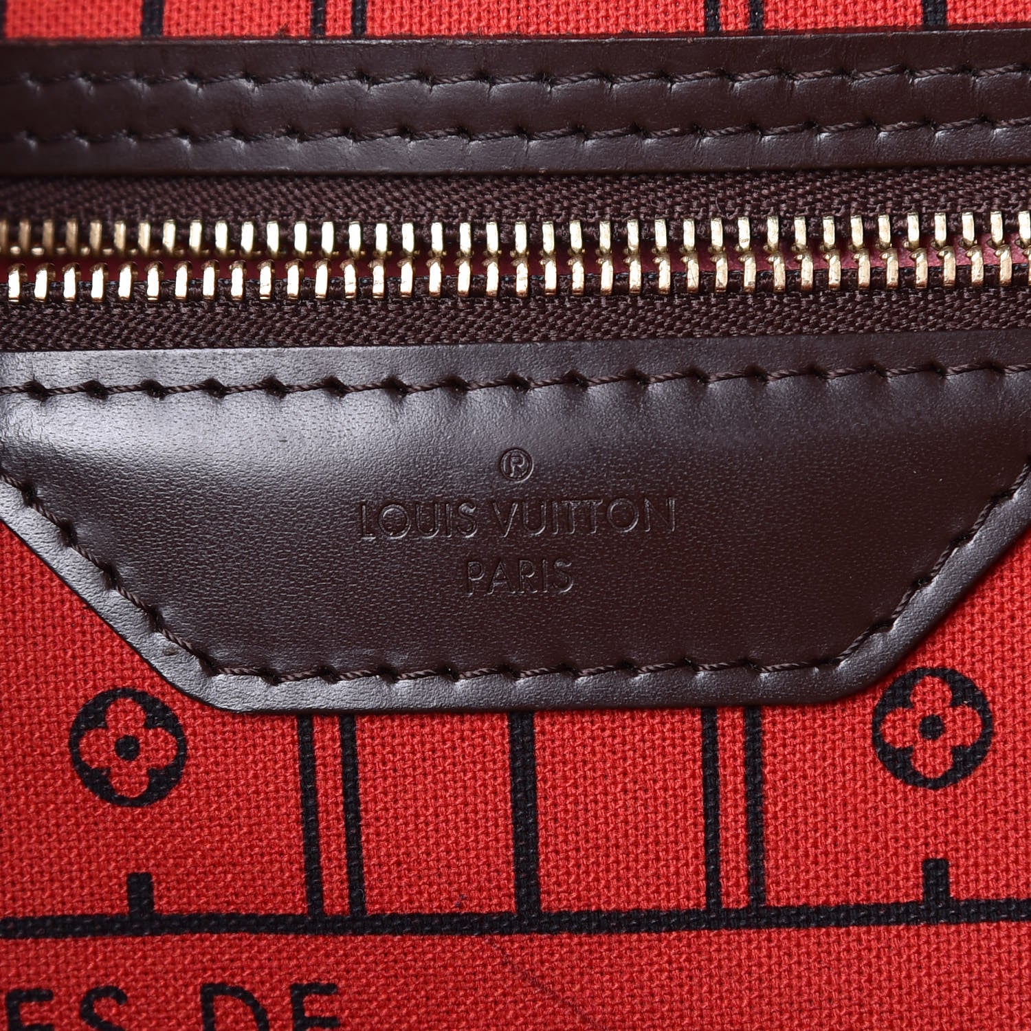 Louis Vuitton Damier Ebene Neverfull GM 6 of 13