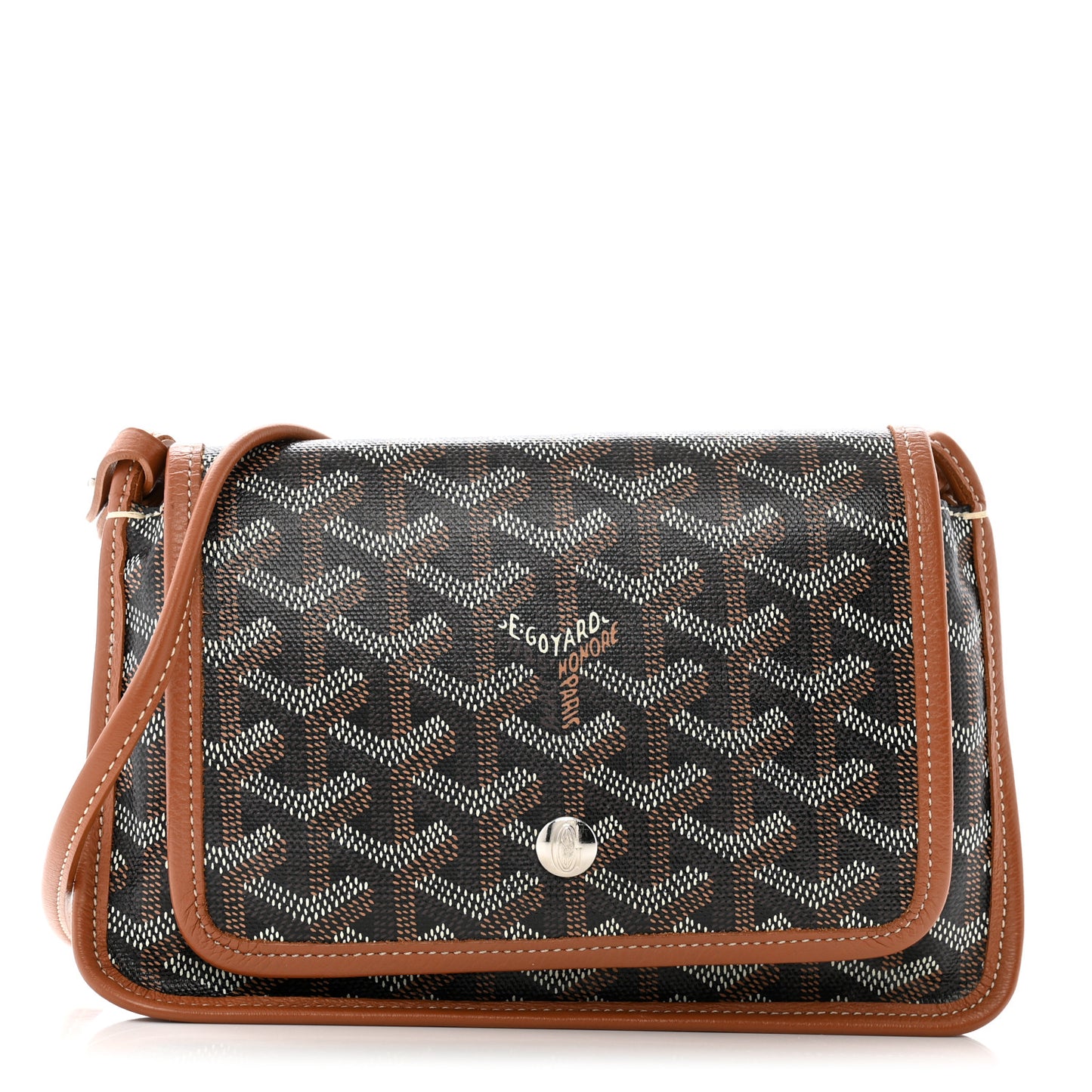 Goyardine Plumet Wallet Clutch Black Gold