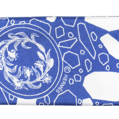 Hermes Silk La Danse Des Amazone Twilly Bleu Moyen White 3 of 4