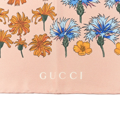 Gucci Silk Twill New Herbarium Square Scarf Roseate 2 of 4