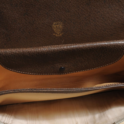 Gucci Monogram Web Shoulder Bag Brown 6 of 6