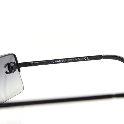 Chanel Crystal CC Logo Sunglasses 4104-B Black 5 of 7