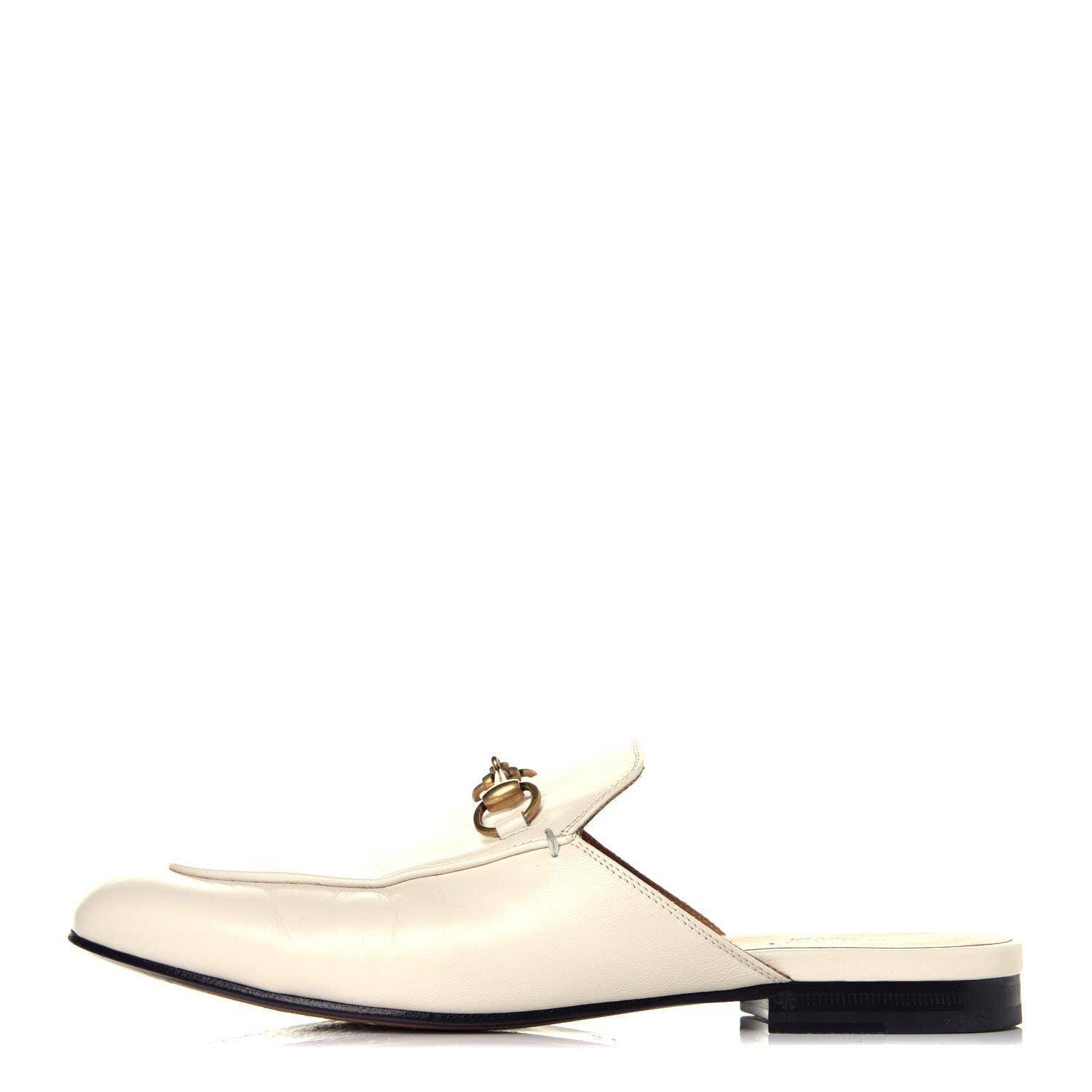 Gucci Malaga Kid Womens Princetown Slippers 36.5 Mystic White 1 of 7