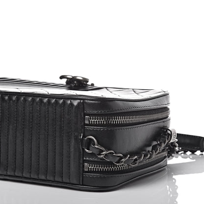 Chanel Lambskin Large Coco Boy Camera Case Black 10 of 10