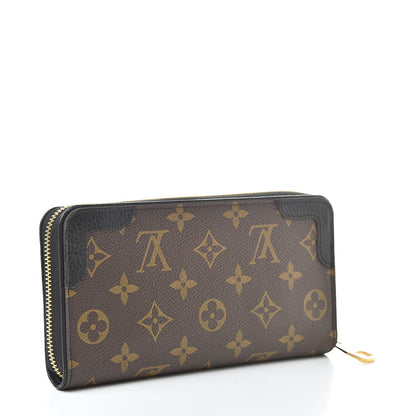 Louis Vuitton Monogram Zippy Retiro Wallet Black 3 of 7