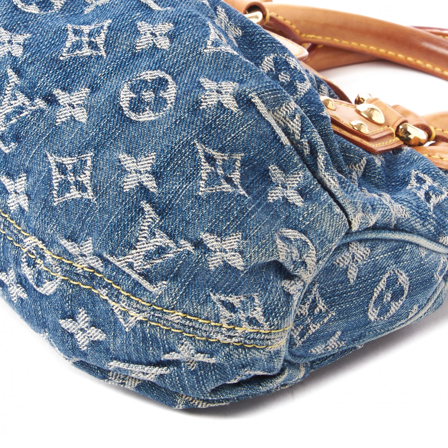 Monogram Denim Pleaty Blue