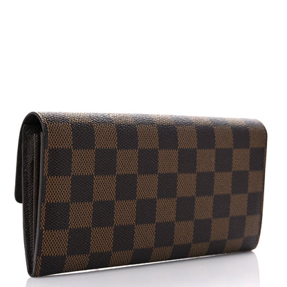 Louis Vuitton Damier Ebene Sarah Wallet 3 of 11