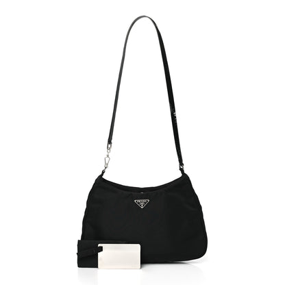 Prada Tessuto Nylon Small Shoulder Bag Black 1 of 12