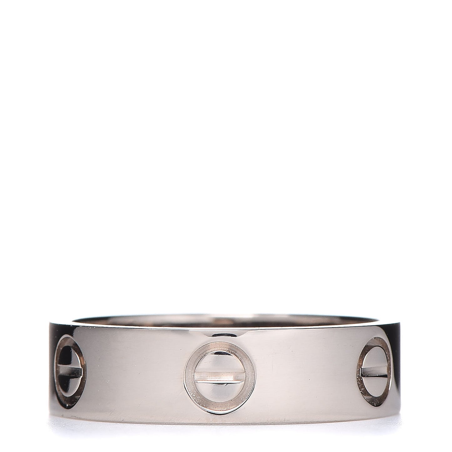 18K White Gold 5.5mm LOVE Ring 57 8