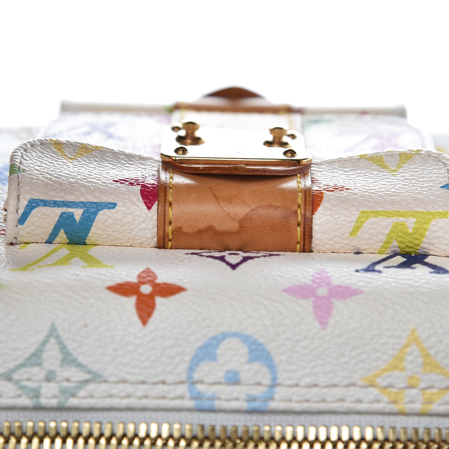 Monogram Multicolor Keepall 45 White