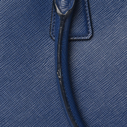 Prada Saffiano Lux Medium Tote Bluette 13 of 15