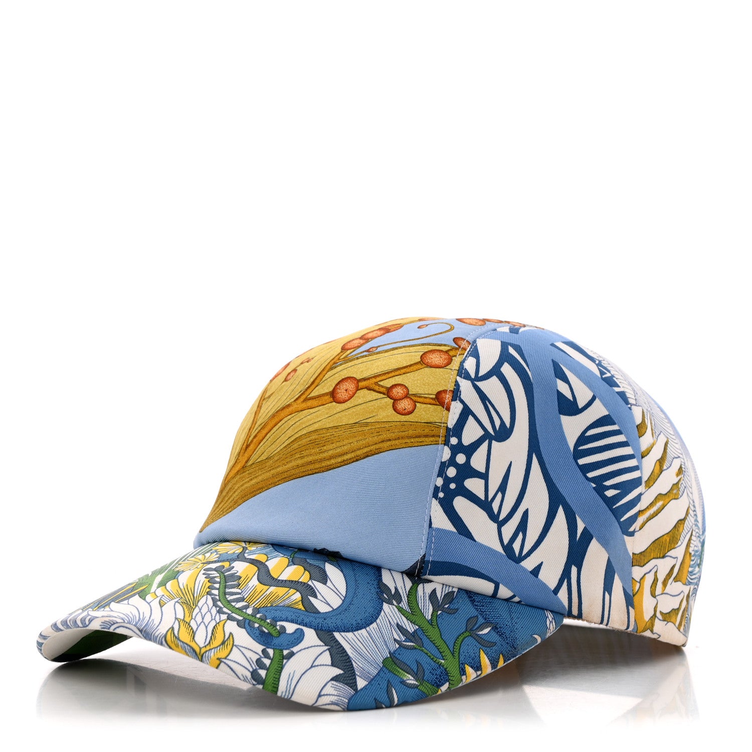 Hermes Silk Davis Patchwork Cap 57 1 of 9