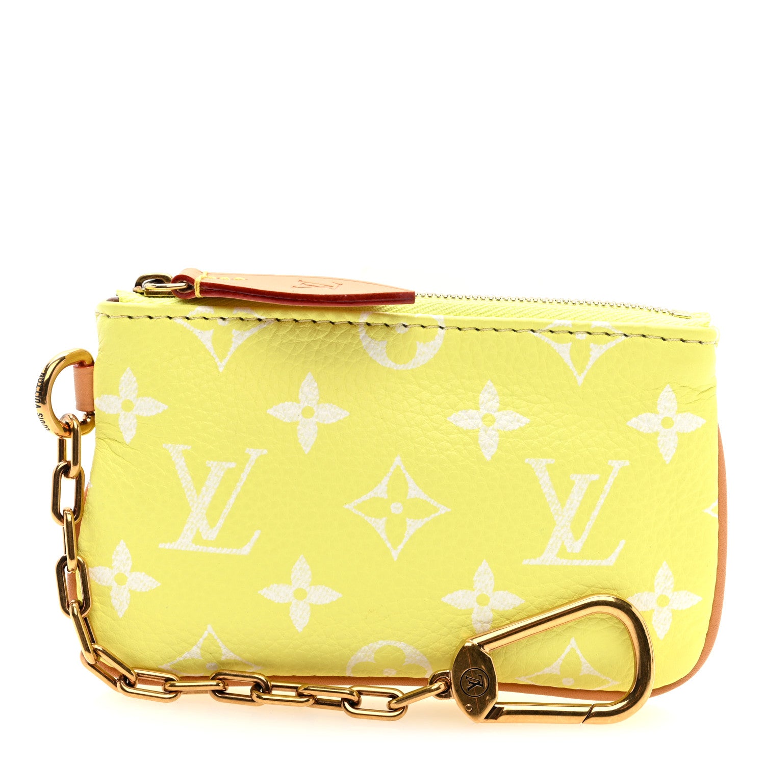 Louis Vuitton Calfskin Monogram P9 Pouch Lemonade Yellow 2 of 6
