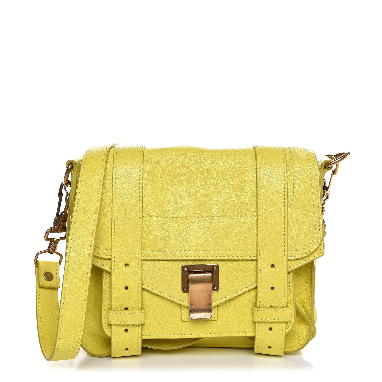 Lambskin PS1 Mini Pouch Messenger Bag Sunshine