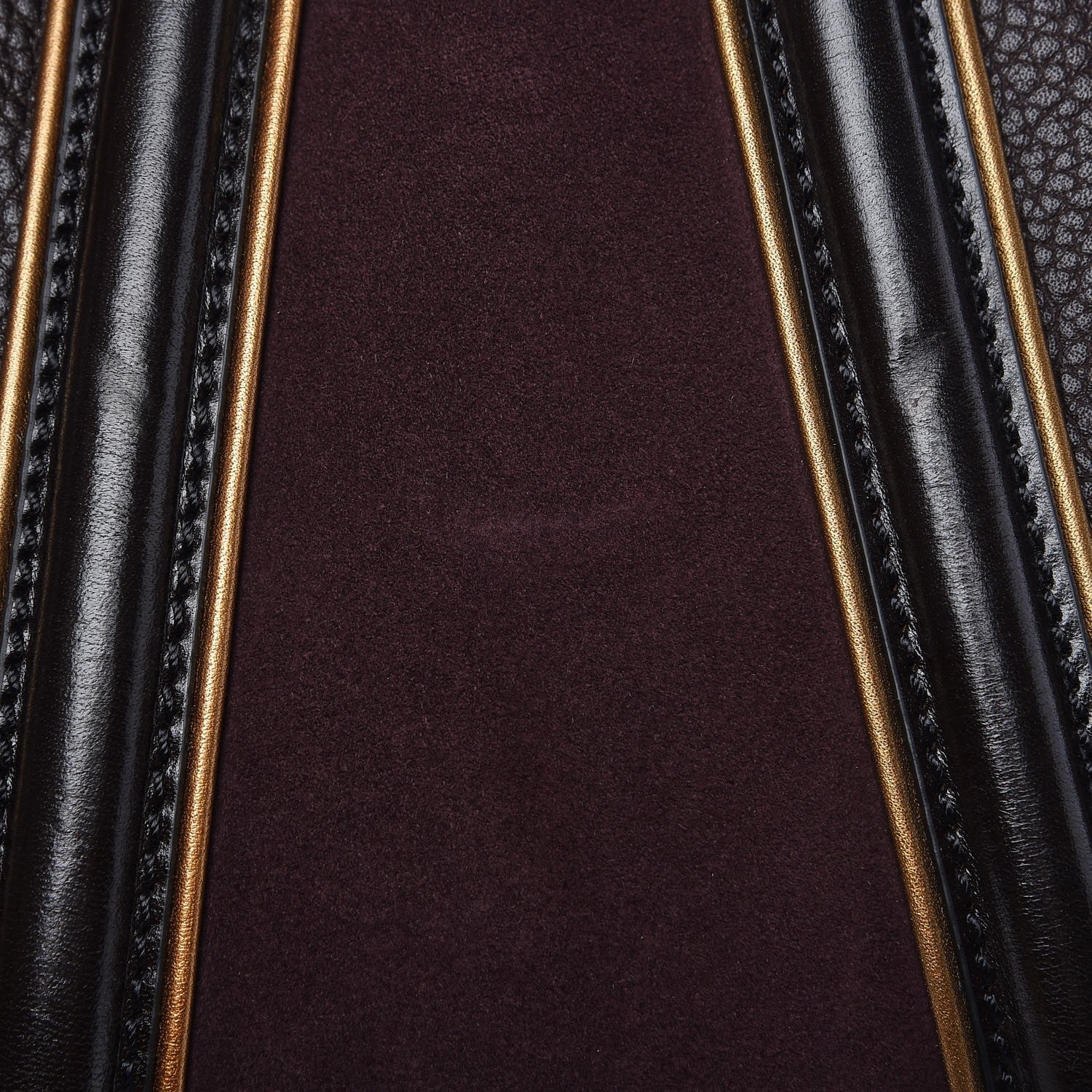 Burberry Grainy Calfskin Suede Tote Brown Burgundy 15 of 15