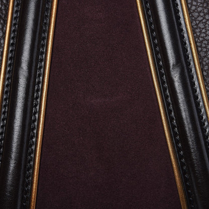 Burberry Grainy Calfskin Suede Tote Brown Burgundy 15 of 15