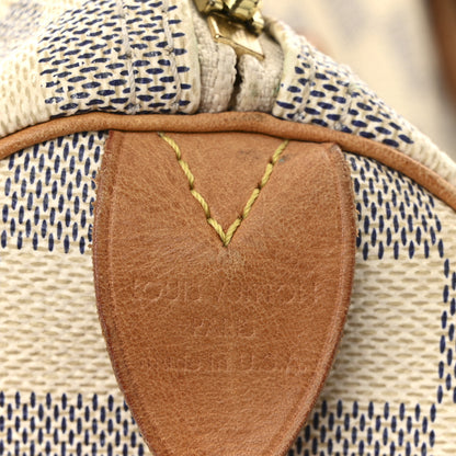 Louis Vuitton Damier Azur Speedy 30 6 of 13