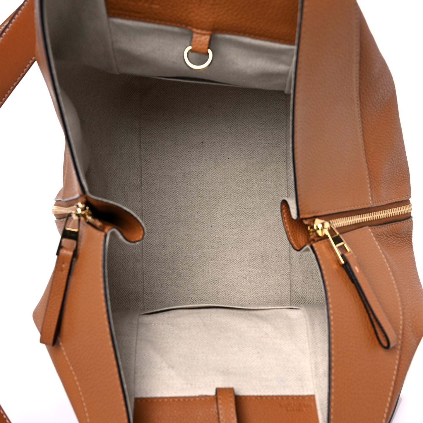 Calfskin Medium Hammock Shoulder Bag Light Caramel