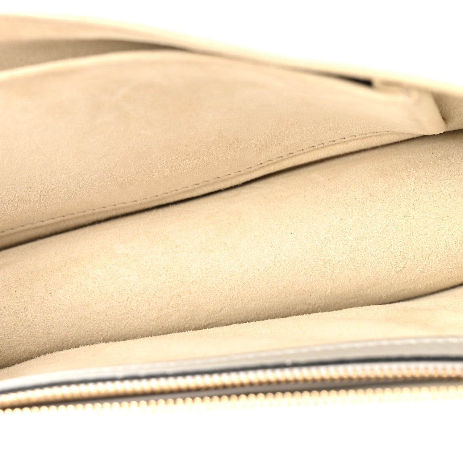Christian Dior Metallic Grained Calfskin Diorama Wallet on Chain Pouch Silver 5 of 13