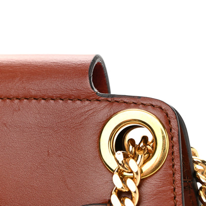 Chloe Shiny Calfskin Medium Annie Shoulder Bag Whiskey 11 of 12