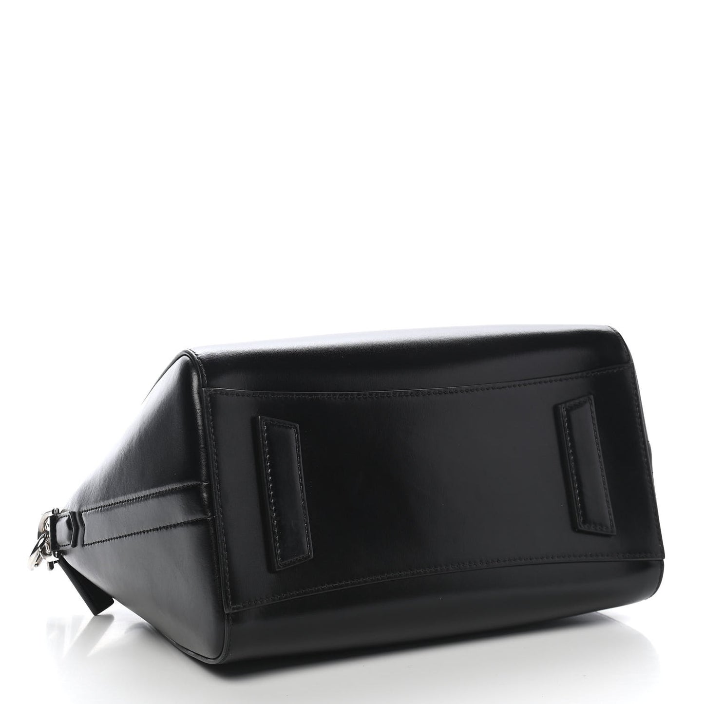 Shiny Lord Calfskin Small Antigona Black
