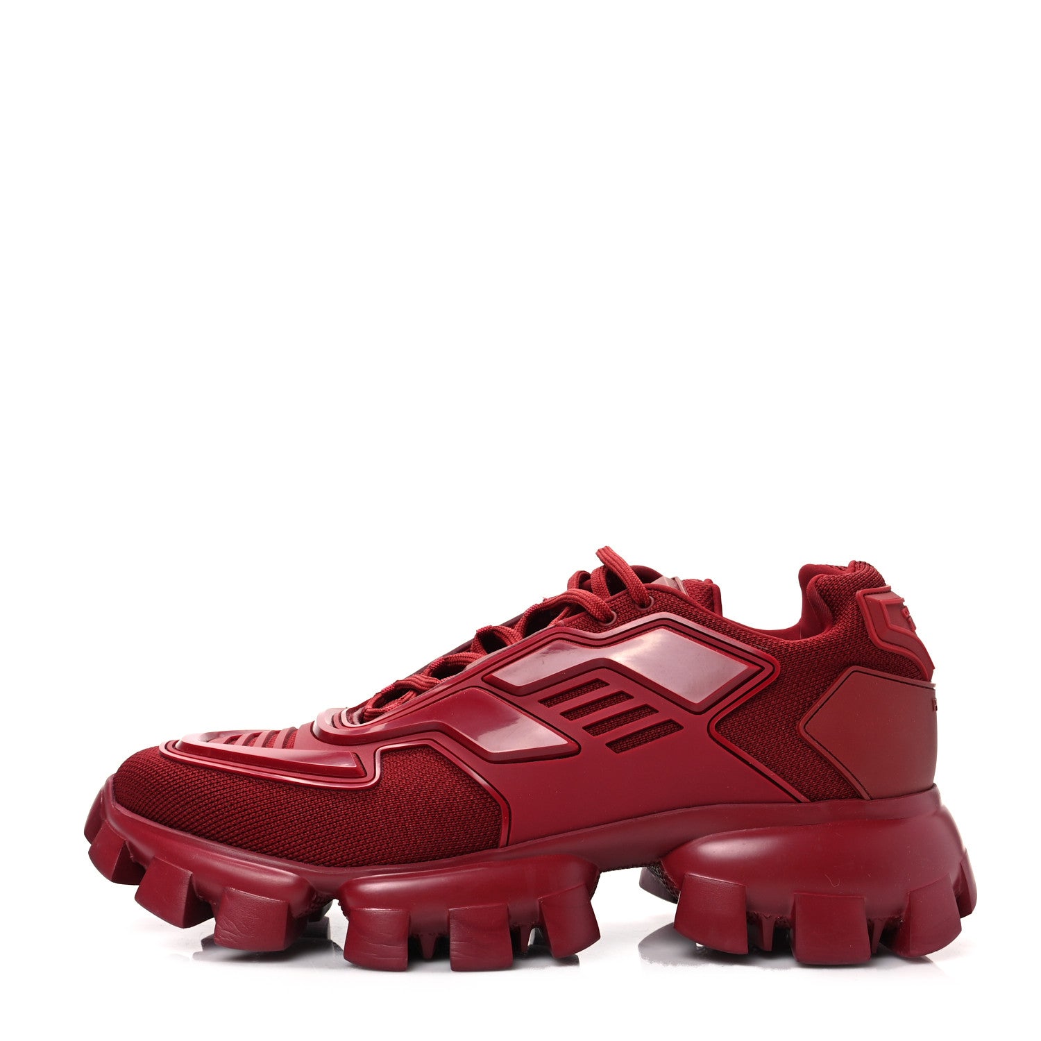 Prada Rubber Knit Fabric Mens Cloudbust Thunder Sneakers 10.5 Barolo 1 of 7