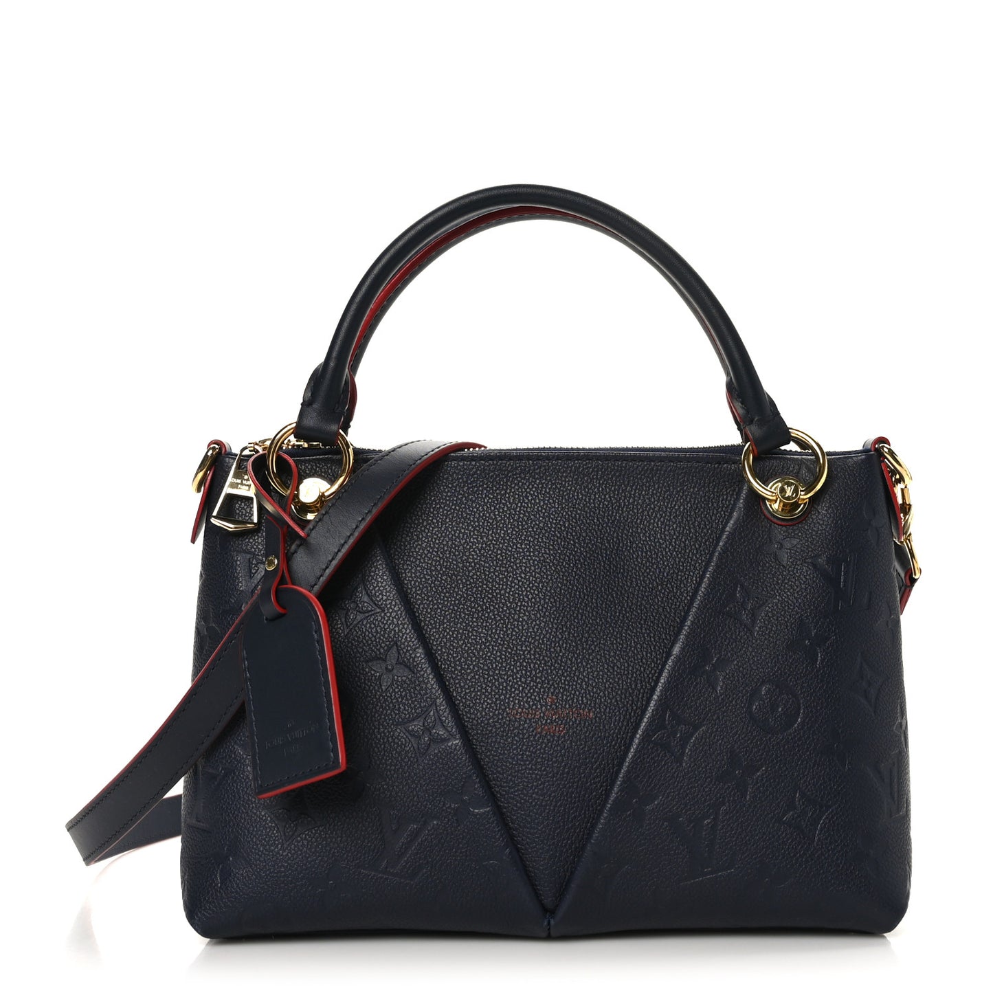 Empreinte V Tote BB Marine Rouge