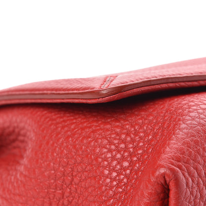 Dolce & Gabbana Calfskin Padlock Shoulder Bag Red 12 of 15