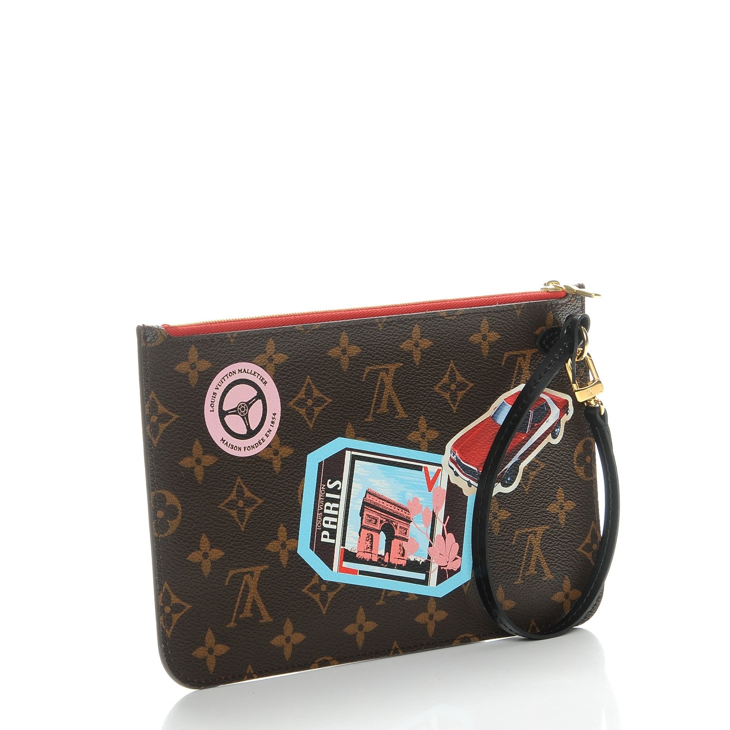 Louis Vuitton Monogram World Tour Neverfull MM GM Pochette 3 of 8