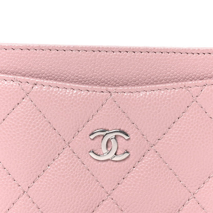 Chanel Caviar Quilted Card Holder Light Pink 8 of 9