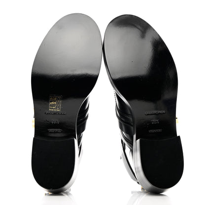 Balenciaga Brushed Calfskin Ceinture Ankle Boots 39.5 Black 5 of 13