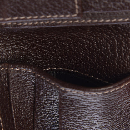 Gucci Monogram Web Band Bi-Fold Wallet Brown 7 of 9