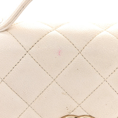 Chanel Caviar Quilted Small Business Affinity Flap White 13 of 19